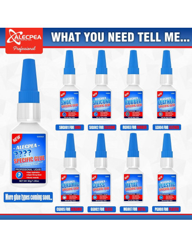 Pegamento para Zapatos ALECPEA 30g - Secado Rápido y Alta Fuerza
