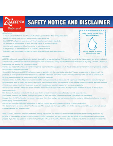 Pegamento para Zapatos ALECPEA 30g - Secado Rápido y Alta Fuerza