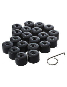 20 Tapas de Tuerca de Rueda Zikefest 17mm para VW Jetta Golf