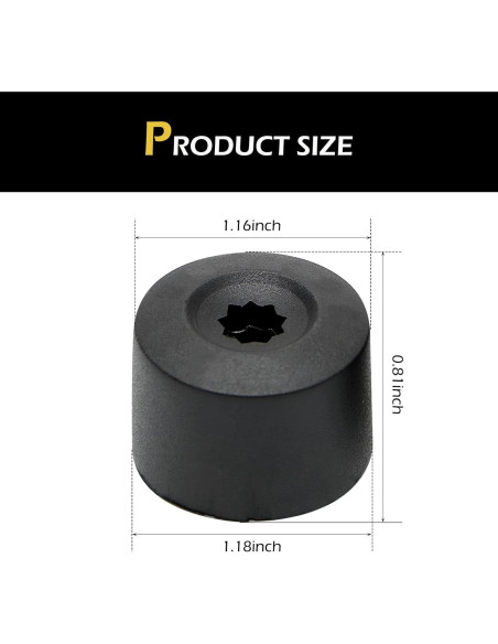 20 Tapas de Tuerca de Rueda Zikefest 17mm para VW Jetta Golf