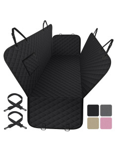 Funda de Asiento para Perros ELONGRIVER Estándar Negra 600D