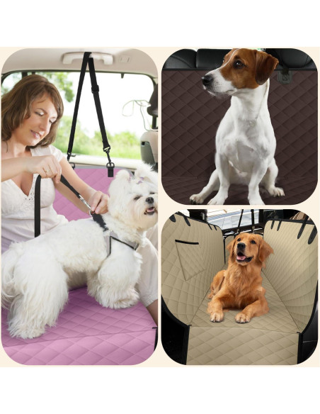 Funda de Asiento para Perros ELONGRIVER Estándar Negra 600D