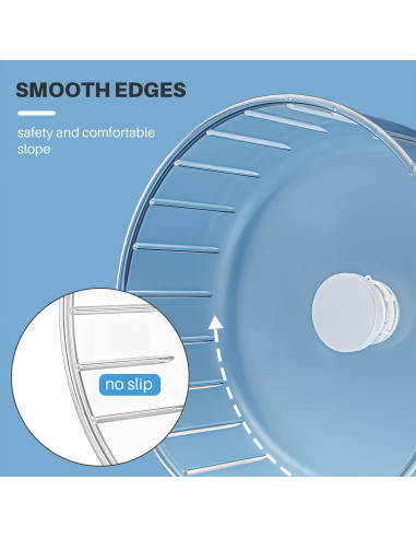 Rueda de Hámster Silenciosa BUCATSTATE 17 cm para Roedores