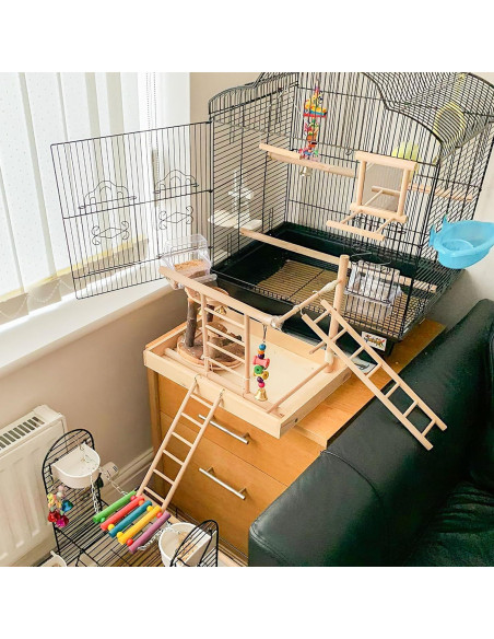 Escalera de Madera para Aves YHNTGB - 5 Tamaños para Loros