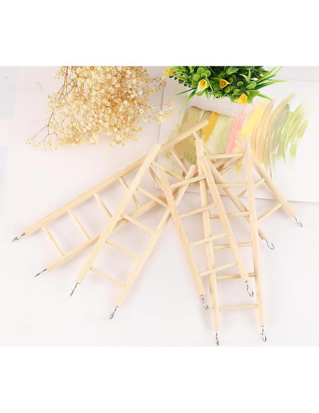 Escalera de Madera para Aves YHNTGB - 5 Tamaños para Loros