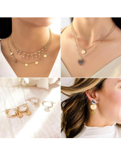 10 Placas de Acero Inoxidable 20mm para Estampado de Joyería 2