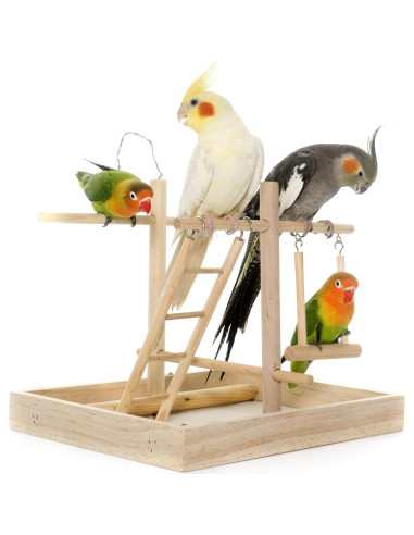 Escalera de Madera para Aves YHNTGB - 5 Tamaños para Loros