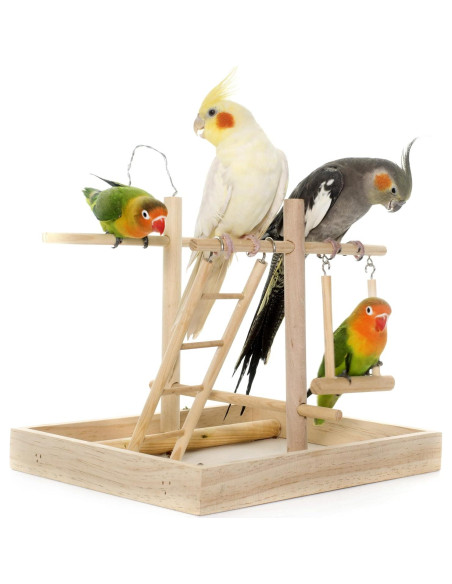 Escalera de Madera para Aves YHNTGB - 5 Tamaños para Loros