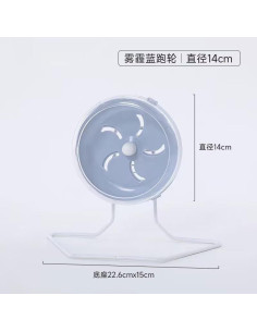 Rueda de Hámster Silenciosa WLngtv 17.78 cm Ajustable 2