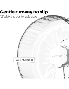 Rueda de Hámster Super Silenciosa BUCATSTATE 26 cm Ajustable 2