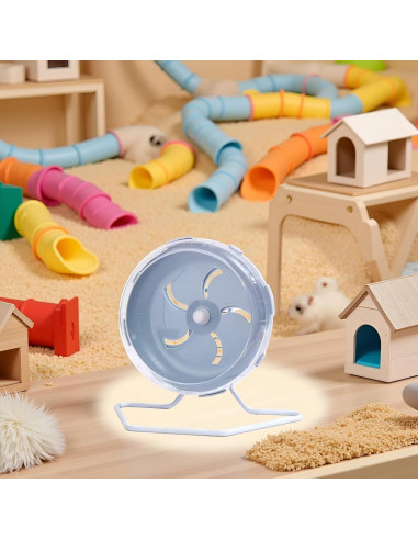 Rueda de Hámster Silenciosa WLngtv 17.78 cm Ajustable