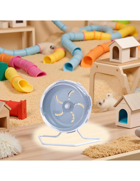 Rueda de Hámster Silenciosa WLngtv 17.78 cm Ajustable