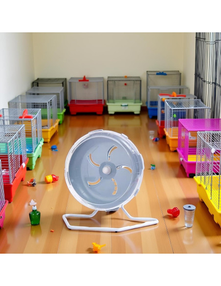 Rueda de Hámster Silenciosa WLngtv 17.78 cm Ajustable