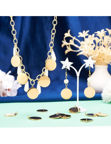 10 Placas de Acero Inoxidable 20mm para Estampado de Joyería