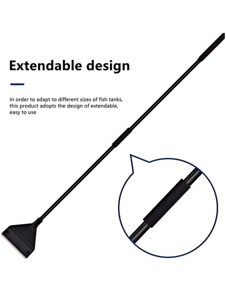 Rascador de Algas Lominie para Acuarios de Vidrio 65cm