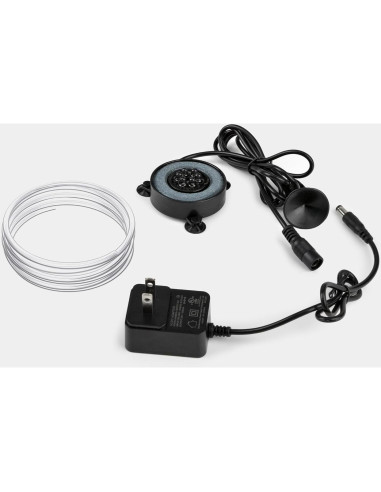 Disco de Burbujas LED Multicolor NICREW 5.08 cm para Acuario