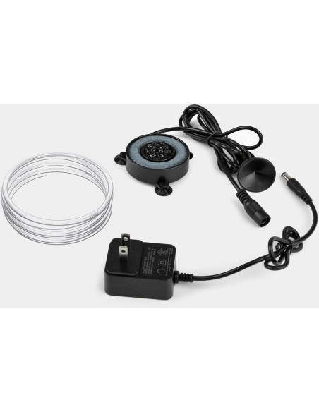 Disco de Burbujas LED Multicolor NICREW 5.08 cm para Acuario