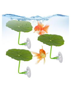 3 Hamacas de Hoja para Peces Betta Bruislard - Decoración Acuario