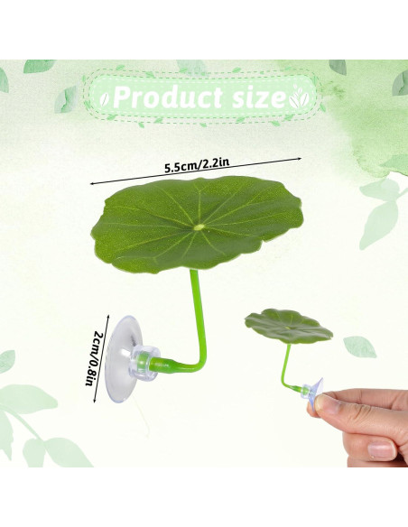 3 Hamacas de Hoja para Peces Betta Bruislard - Decoración Acuario