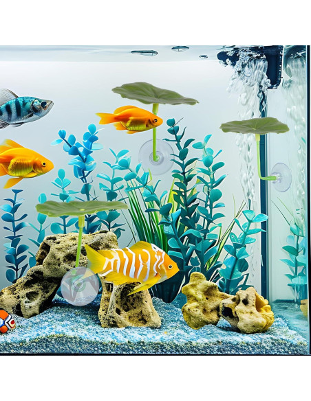 3 Hamacas de Hoja para Peces Betta Bruislard - Decoración Acuario