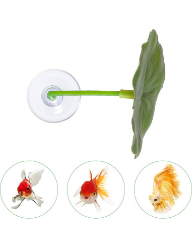 3 Hamacas de Hoja para Peces Betta Bruislard - Decoración Acuario
