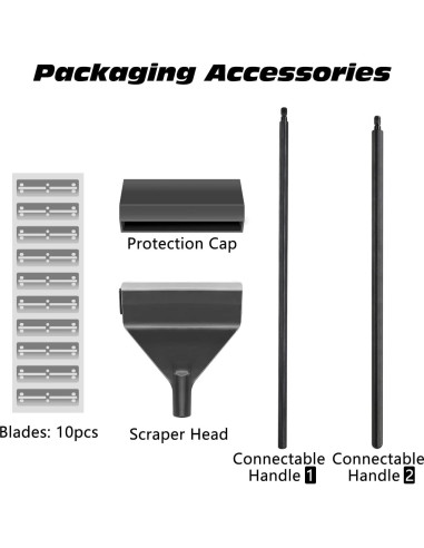 Raspador de Algas YOFOTHS para Acuarios de Vidrio 65 cm
