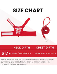 Arnés Ajustable para Dragón Barbudo TUKOAW con Correa 1.5m 2
