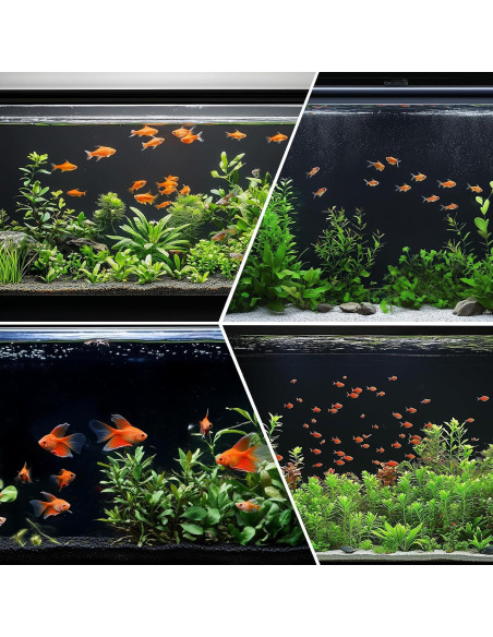 Papel de Fondo para Acuario Hygger CO2 45x120cm Negro