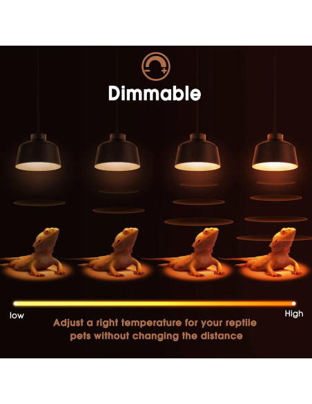 Bombillas de Calor Briignite G9 para Reptiles 50W Paquete de 2