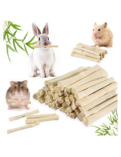 Palitos de Madera de Bambú Dulce Sukh 240g para Conejos