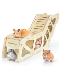 Escalera y Túnel de Escondite para Hámster AccEncyc 43.9x19.6 cm