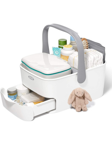 Cesta de Pañales OXO Tot con Cambiador Portátil 50.8x41.9cm
