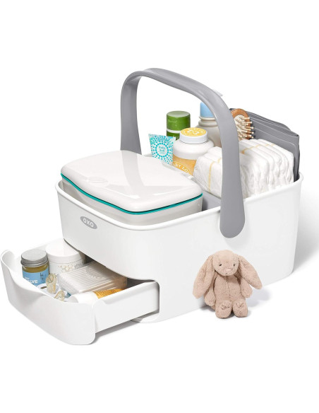 Cesta de Pañales OXO Tot con Cambiador Portátil 50.8x41.9cm