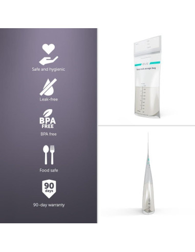 Bolsas de Almacenamiento de Leche Materna Elvie - 200 Unidades