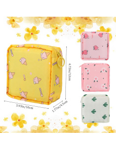 Bolsa de Almacenamiento de Toallas Sanitarias KALIONE 4 Piezas 2