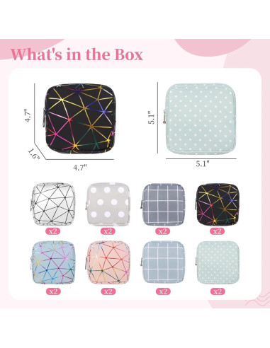 Bolsas de Almacenamiento OMISTAR 16 PCS para Menstruación