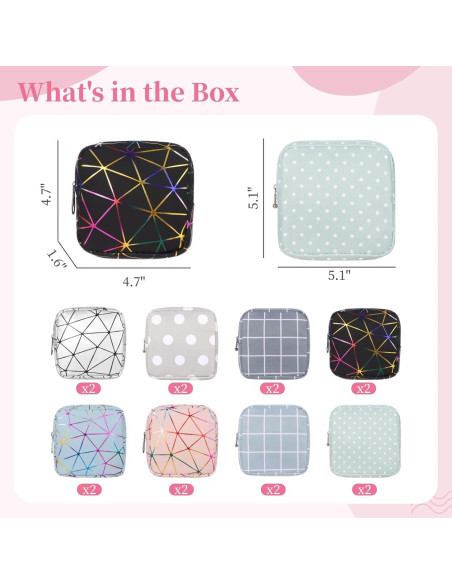 Bolsas de Almacenamiento OMISTAR 16 PCS para Menstruación