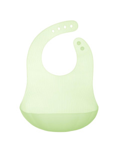 Babero de Silicona Olababy Kiwi con Estuche de Viaje 68g