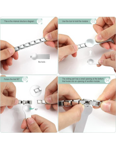 Conjunto Pulsera de Encantos Italianos Acero Inoxidable 10 Piezas 2