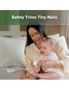 Lima de Uñas Eléctrica Recargable Haakaa para Bebés y Adultos 2