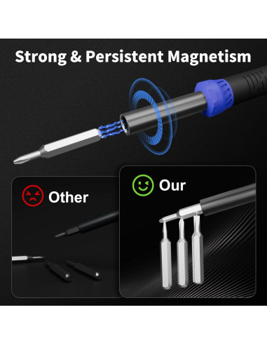 Juego de Destornilladores de Precisión 64 en 1 STREBITO