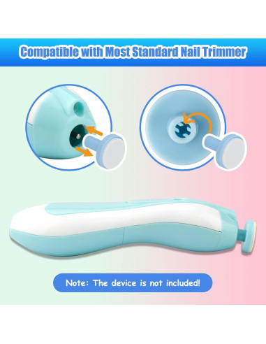 12 Almohadillas de Lima de Uñas para Bebés Qunlions - Reemplazo