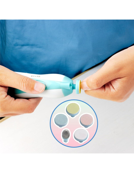 12 Almohadillas de Lima de Uñas para Bebés Qunlions - Reemplazo