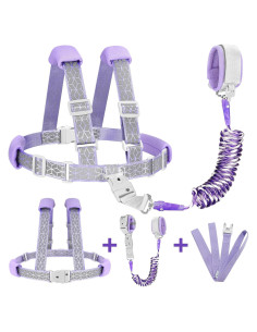 Arnés Antipérdida Accmor para Niños 3 en 1 Púrpura