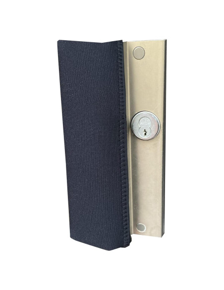 Cubierta de Manija de Puerta Comercial Wonder 10" Neopreno Negro