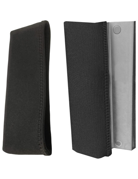 Cubierta de Manija de Puerta Comercial Wonder 10" Neopreno Negro