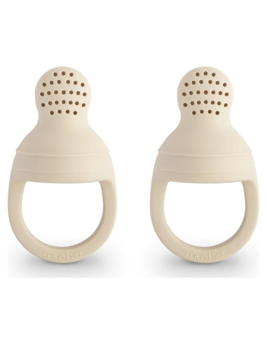 Chupete de Alimentación de Silicona Mushie para Bebés 6+ Meses