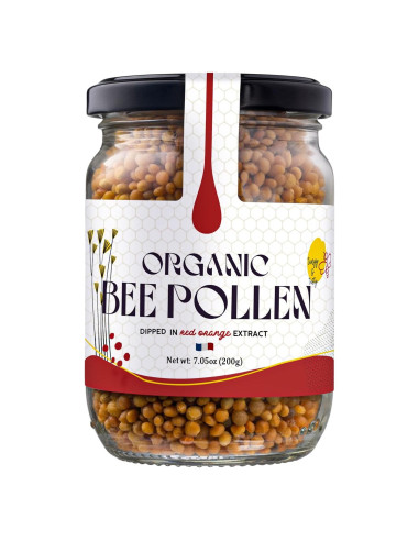 Polen de Abeja Orgánico Gourmanity 200g con Extracto de Naranja