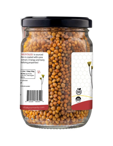 Polen de Abeja Orgánico Gourmanity 200g con Extracto de Naranja