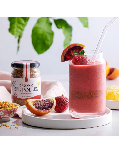 Polen de Abeja Orgánico Gourmanity 200g con Extracto de Naranja
